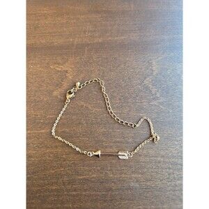 rose gold tone arrow bracelet